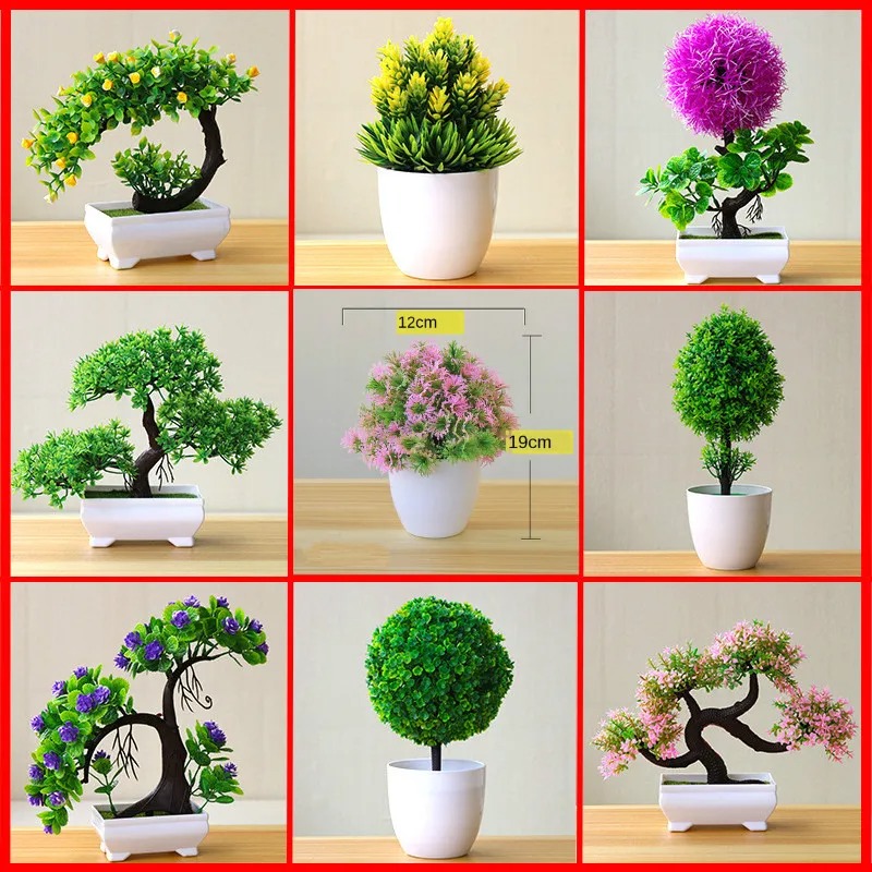 Bonsai Garden Table - Artificial Small Tree Potted Plant Fake