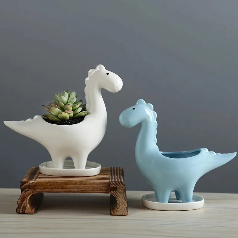 Ceramic Cartoon Dinosaur Plant - Japanese Garden Bonsai review and price