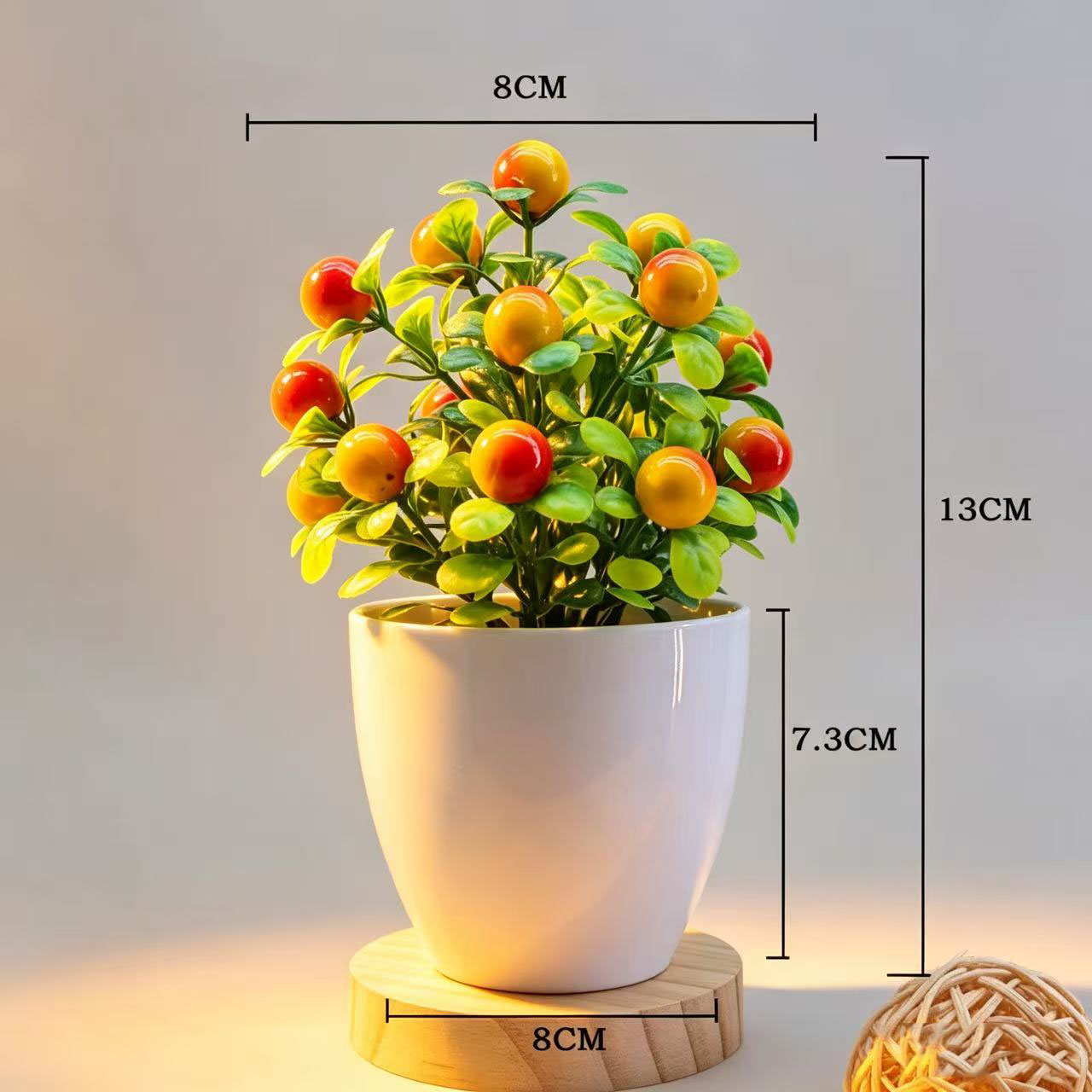 Artificial Fruits Tree Bonsai  - Bonsai Garden Table review and price