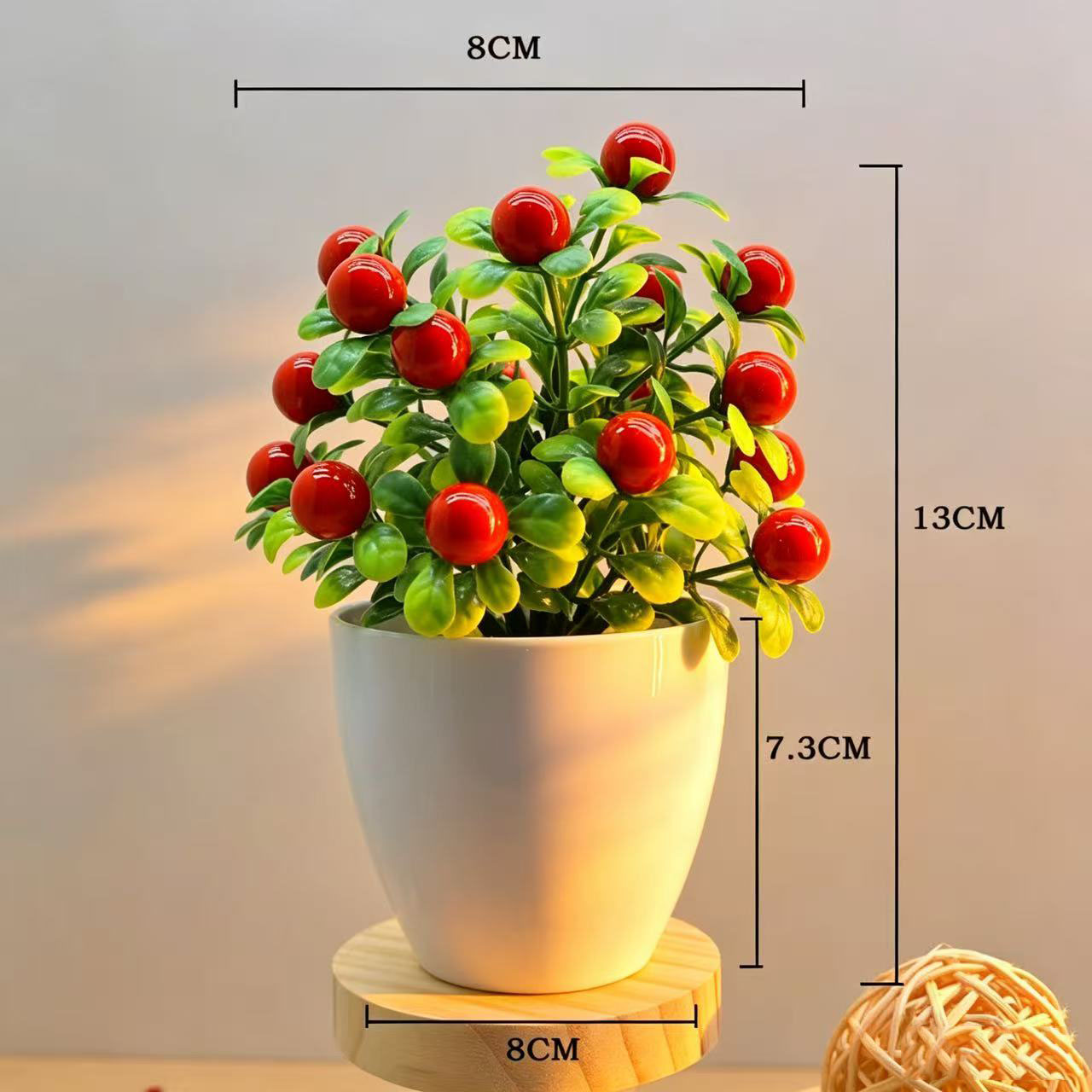 Artificial Fruits Tree Bonsai  - Bonsai Garden Table review and price
