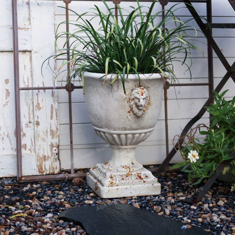 Vintage Antique Finish Lion He - Bonsai Garden Display review and price