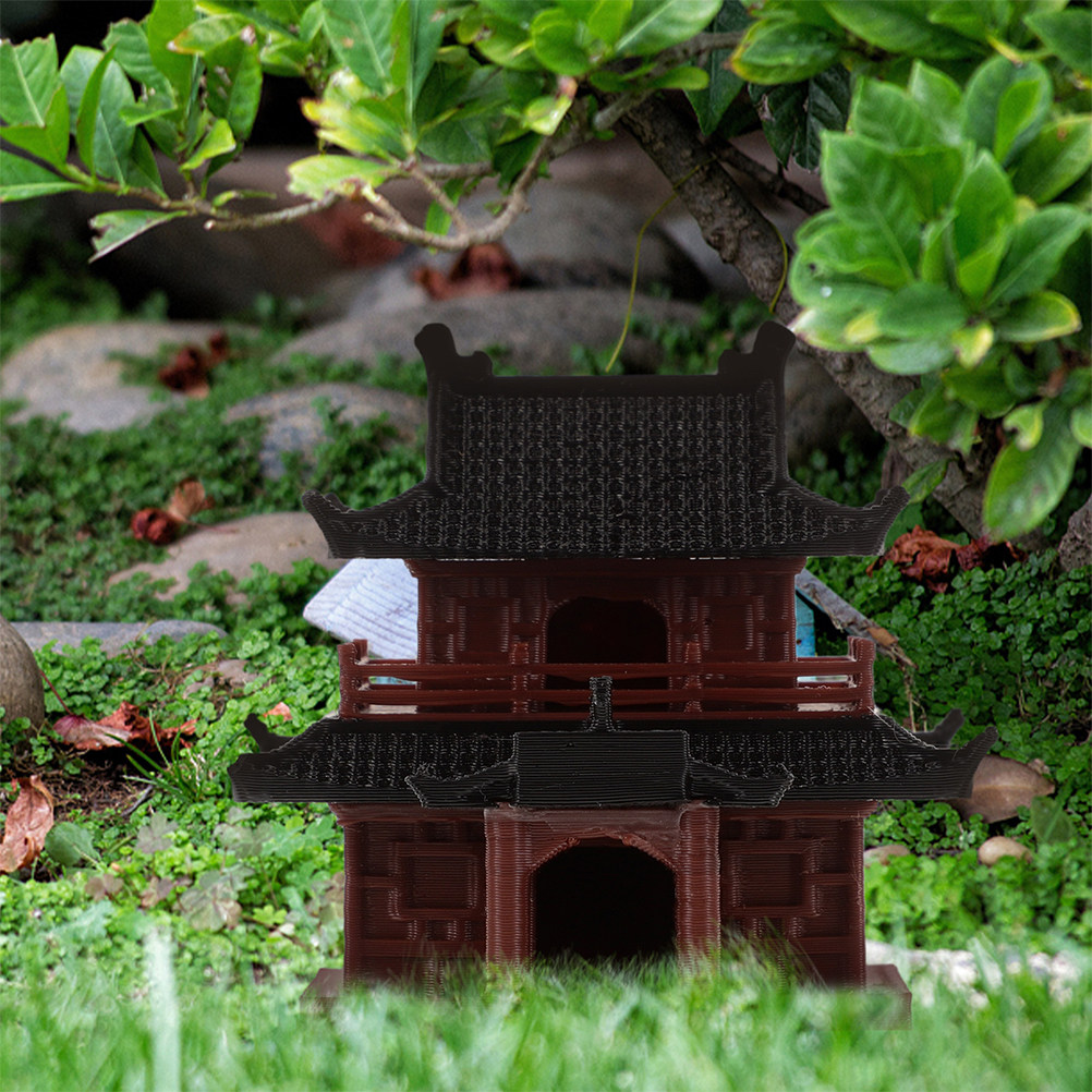 Miniature Pagoda Statue Handcr - Bonsai Garden Display review and price