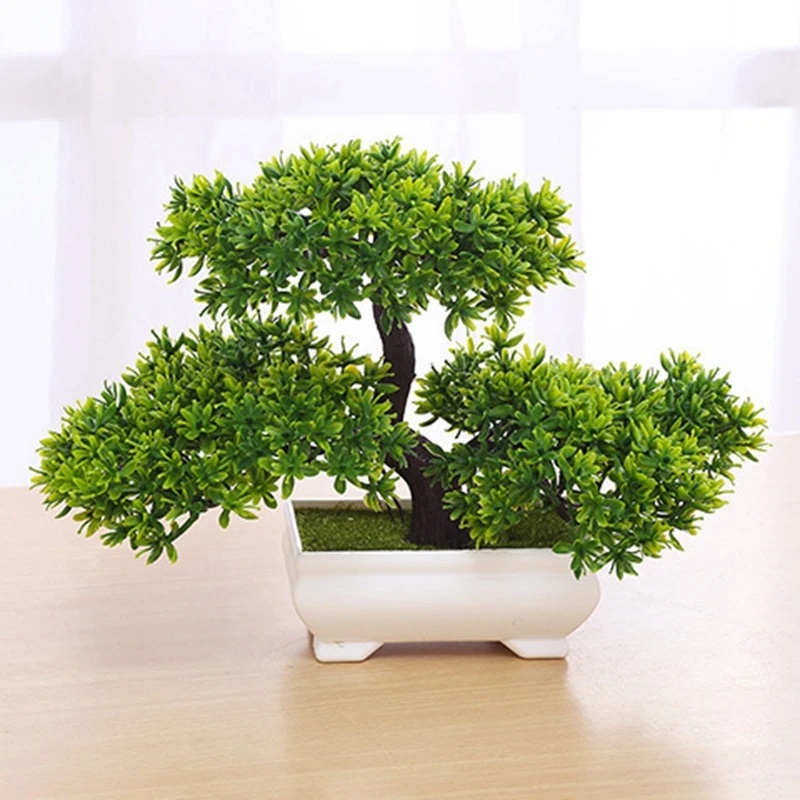 1Pcs Green Artificial Plants B - Bonsai Garden Table review and price