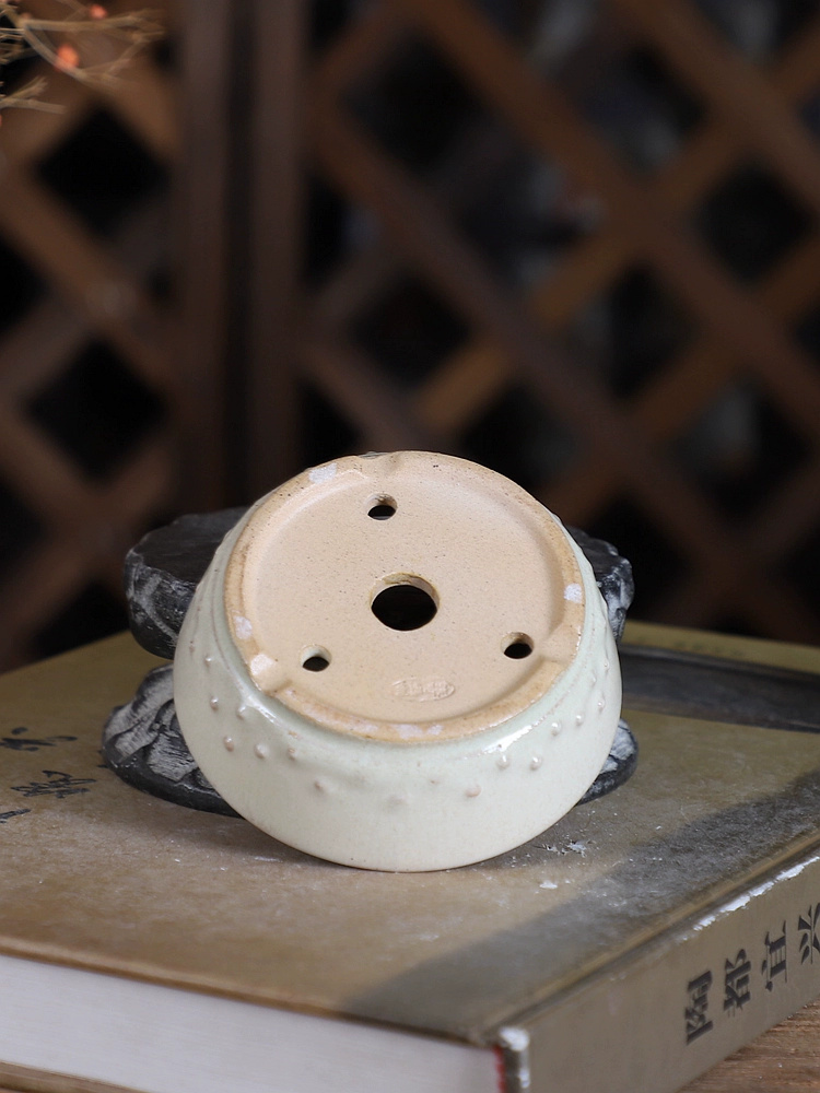 Porcelain Round Glazed Bonsai  - Bonsai Garden Table review and price