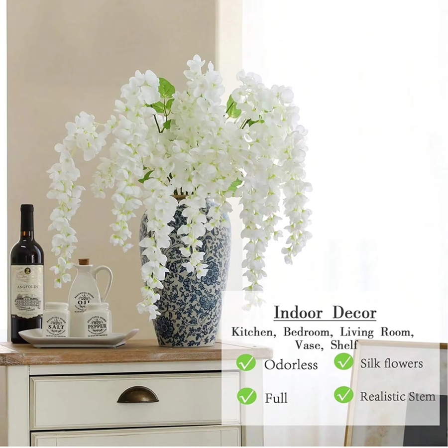 Artificial Flower Rattan Home  - Bonsai Garden Wall review and price