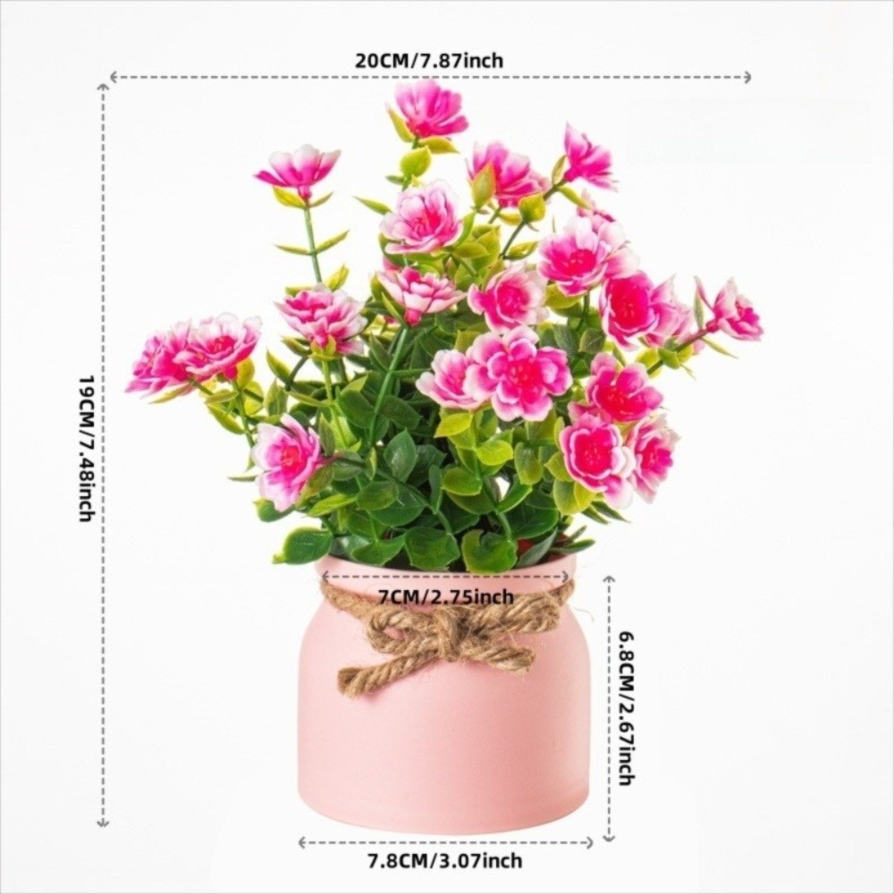 New Fake Potted Flowers Evergr - Bonsai Garden Table review and price