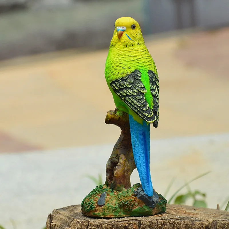 Resin Parrot Statue Ornament O - Bonsai Garden Wall review and price