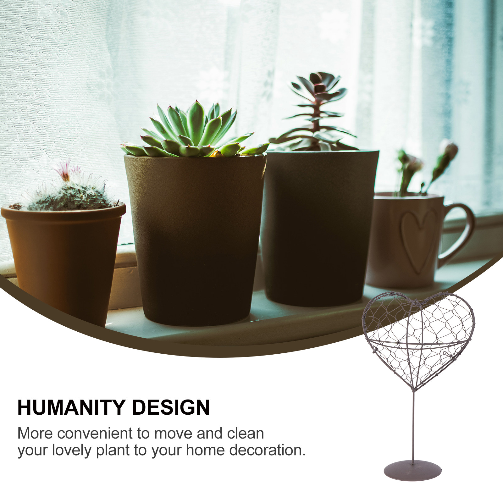 Iron Flower Frame Retro Three- - Bonsai Garden Wall review and price