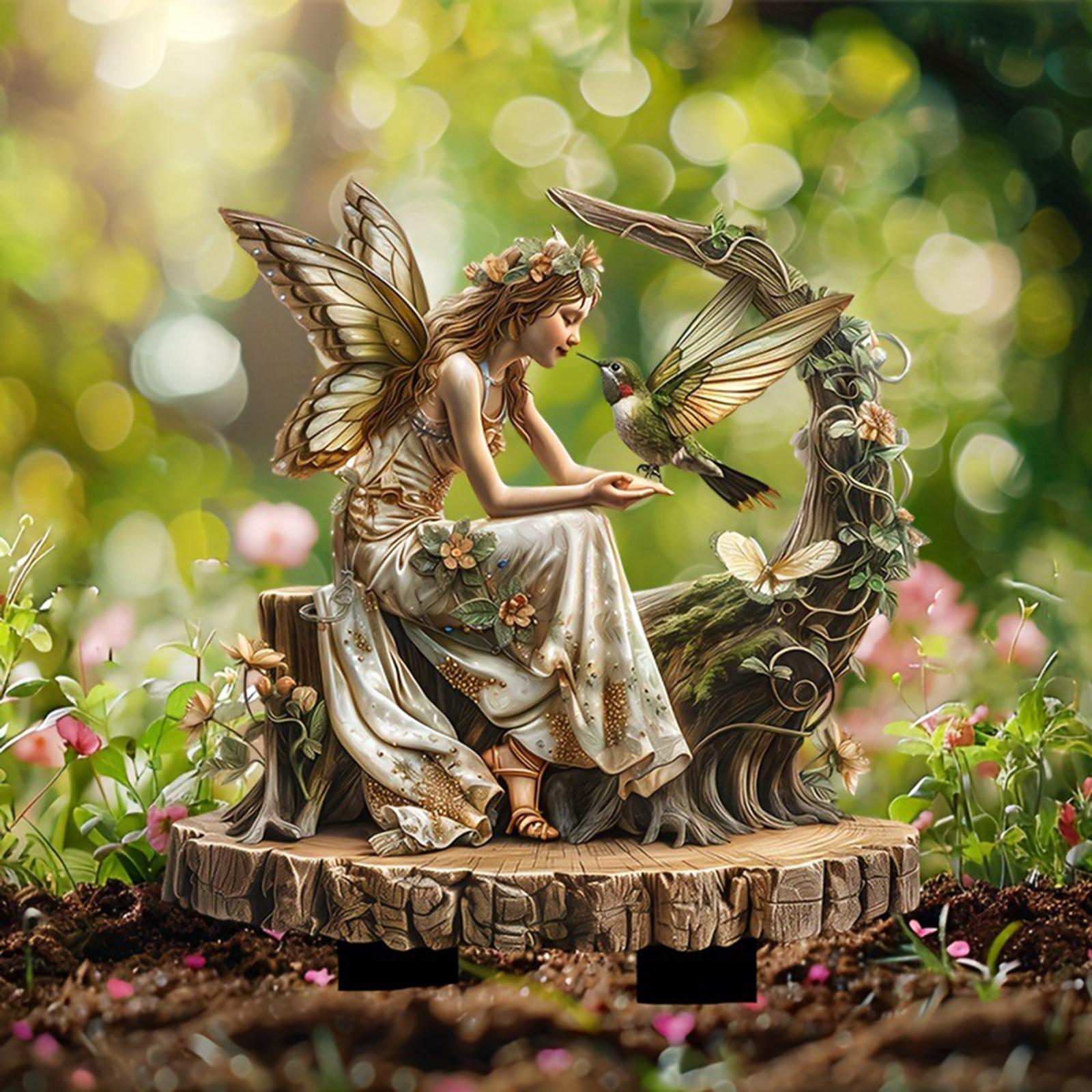 Fairy Decorative Garden Stake  - Bonsai Gardenia review and price