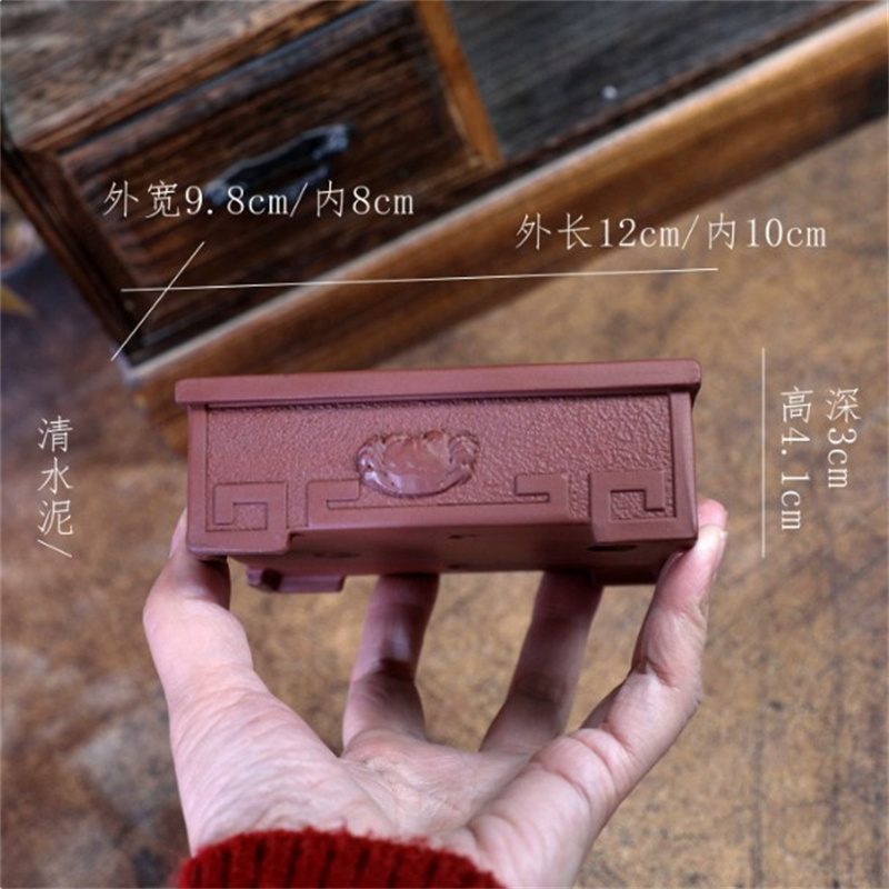 Ceramic Crab‌ Carved Rectangle - Bonsai Garden Table review and price