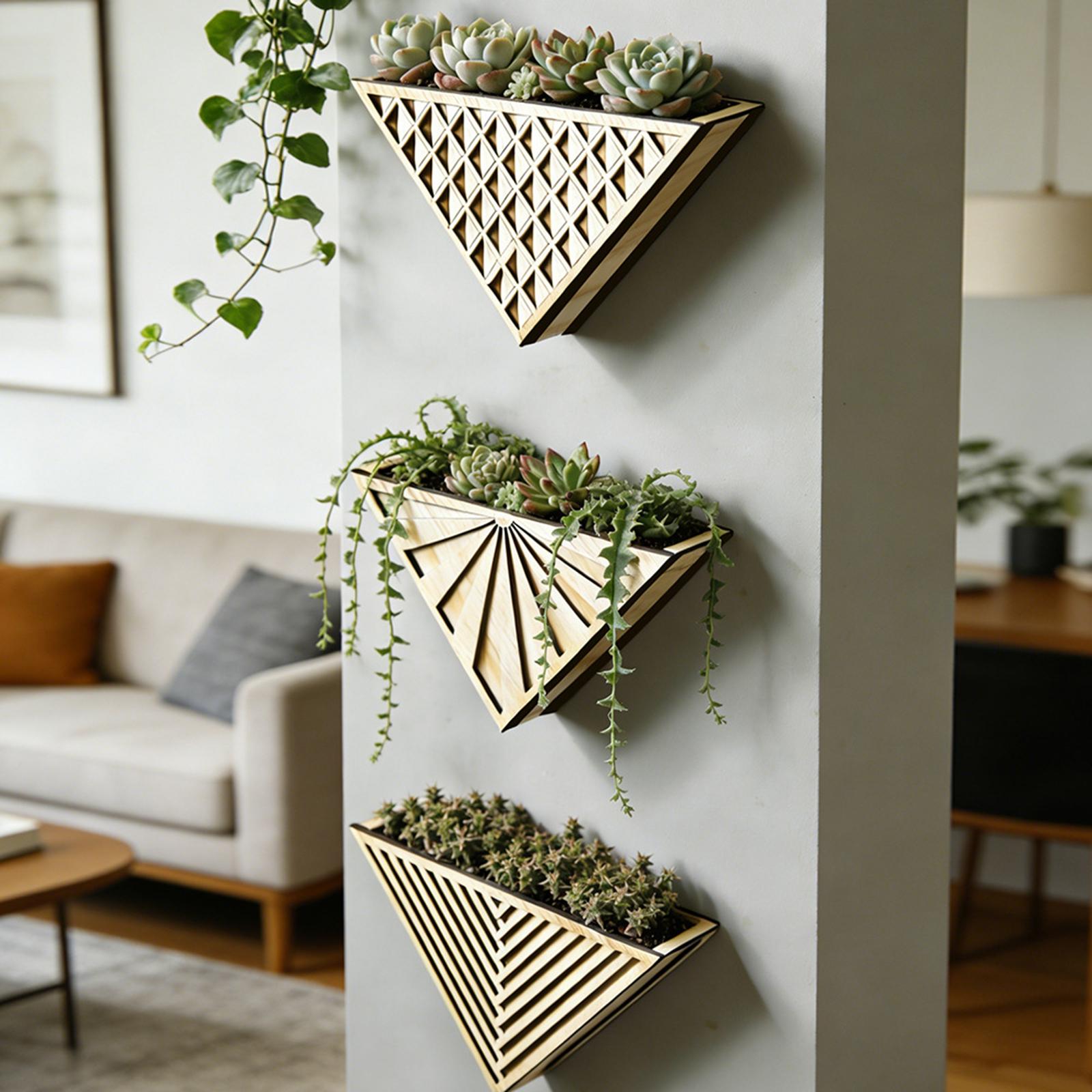Flower Pot Wall Mounted Orname - Bonsai Garden Wall review and price