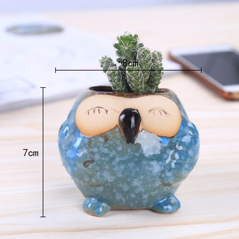 Mini Ceramic Owl Succulent Pla - Bonsai Garden Wall review and price
