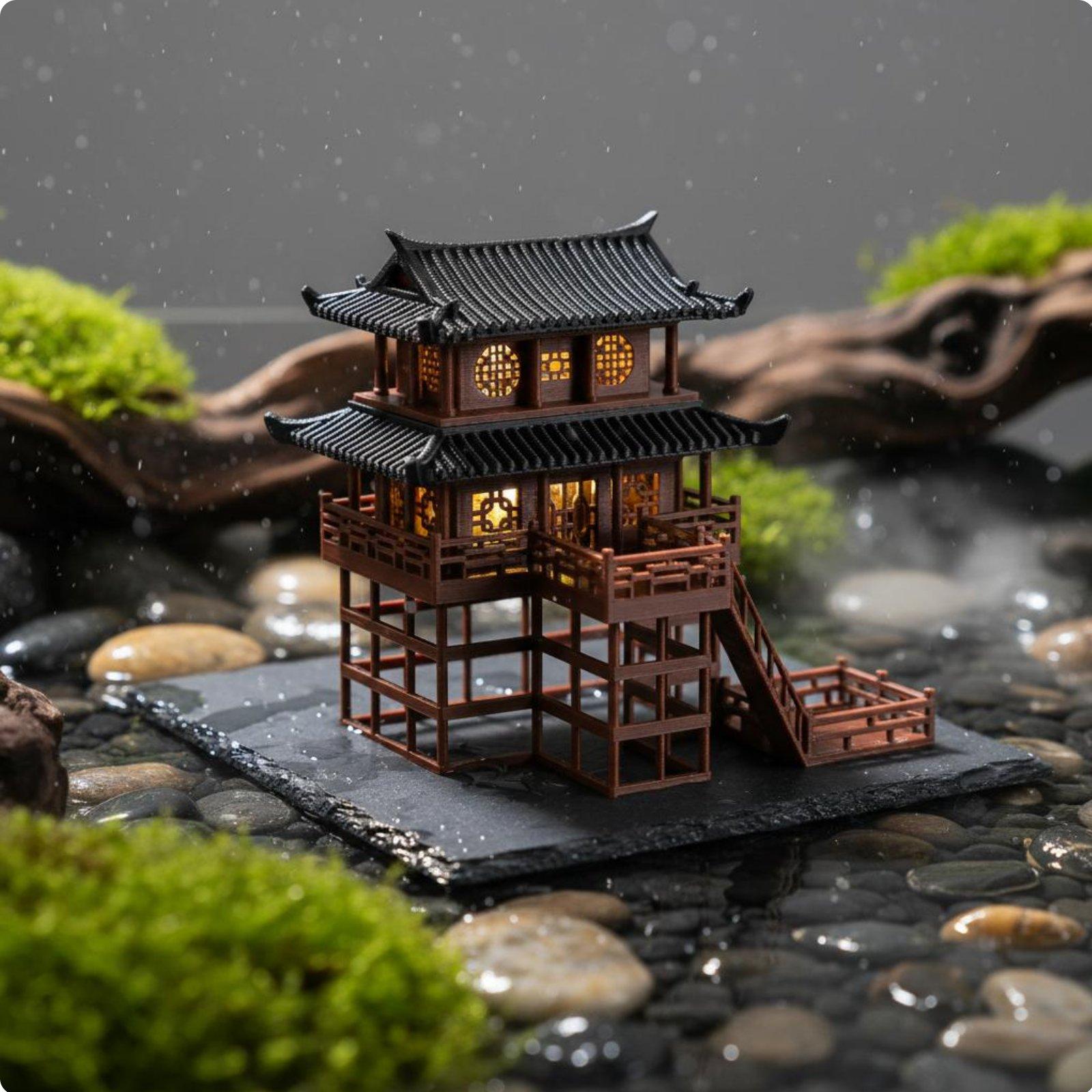 Bonsai House Tabletop Plastic  - Japanese Garden Bonsai review and price