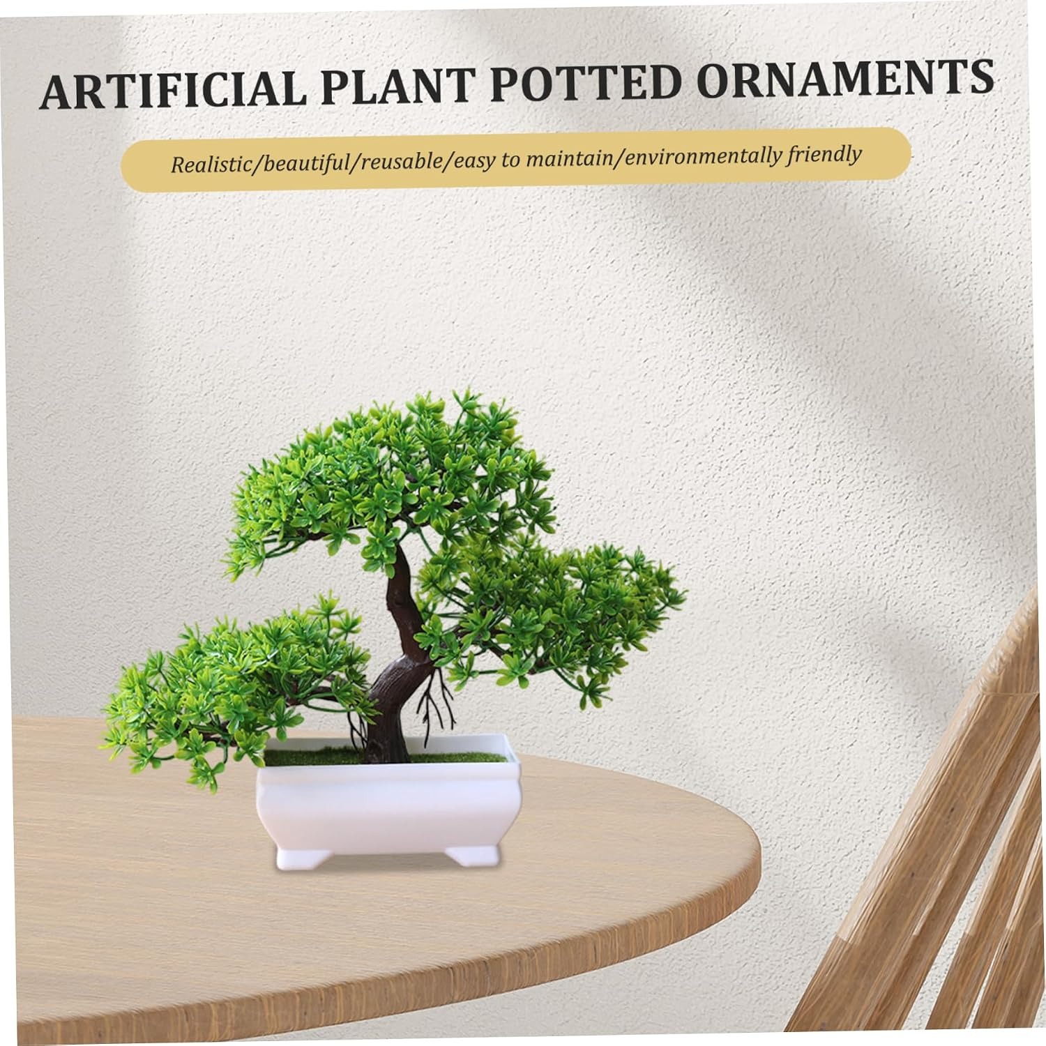 1/2Pcs Artificial Bonsai Tree  - Bonsai Garden Table review and price